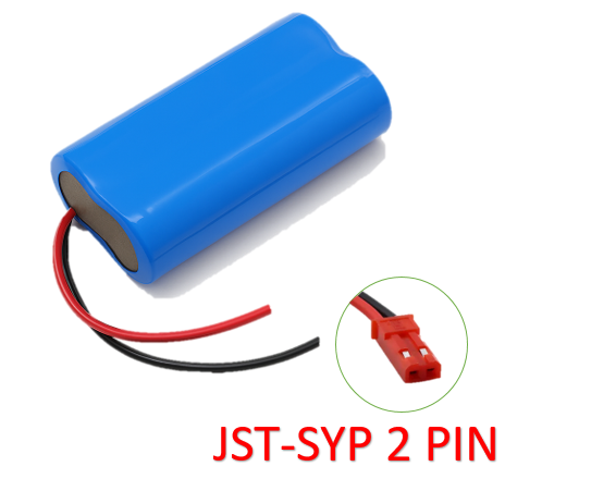 18650 Battery pack  1S2P 3.7V for high drain devices