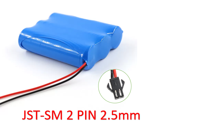 18650 Battery pack 11.1v-12.6v  3S1P for high drain devices