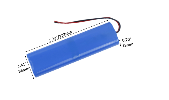 18650 Battery Pack 7.4v  2S2P. 4500 mAh
